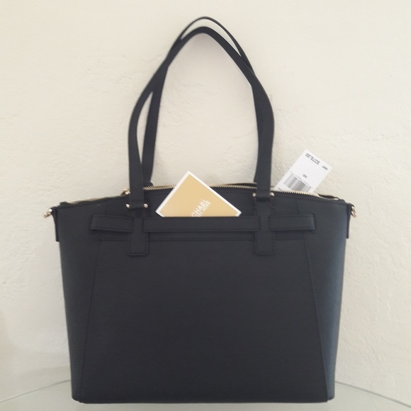 NWT MICHAEL KORS HAMILTON TRAVELER ZIP SATCHEL - Picture 5 of 8